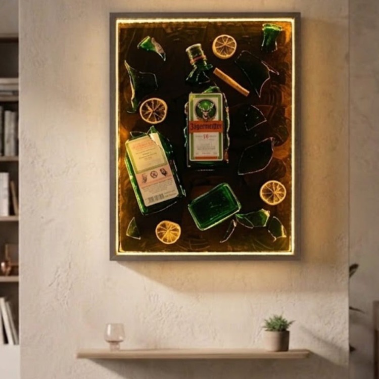 Jägermeister — Amber Reçine LED Pano